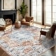 preview thumbnail 60 of 65, Washable Vintage Floral Area Rug Non-Slip Thin Rug for Living Room, Bedroom, Kitchen and Bath Machine Washable Indoor Pet Rugs 6' x 9' (Rectangular) - Earthy Yellow - Rectangle