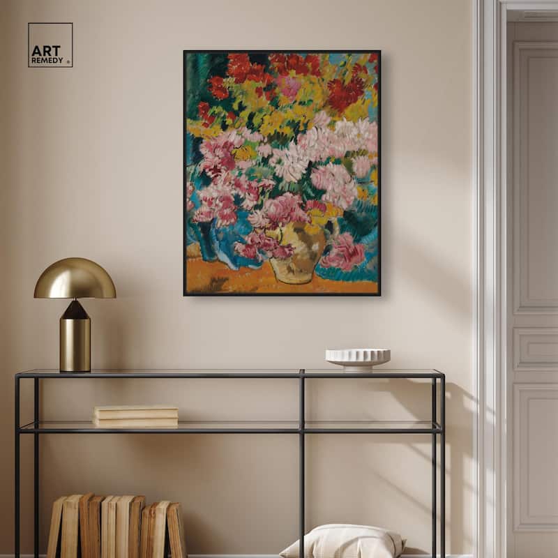 Give him Flores Canvas by Art Remedy