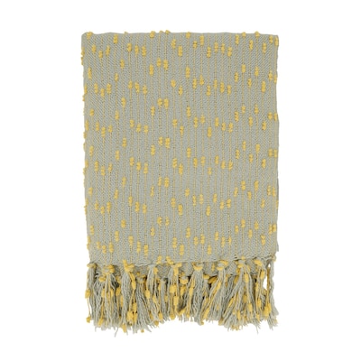 Petite Pompon Design Throw