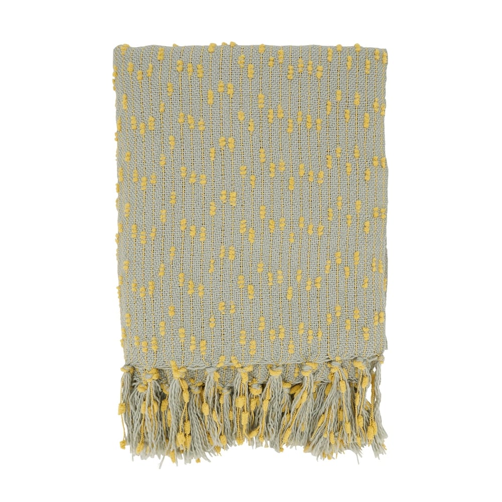 Petite Pompon Design Throw