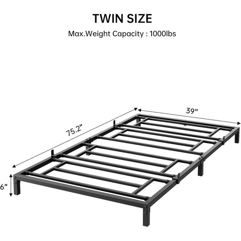 Simple and easy to install iron bed frame