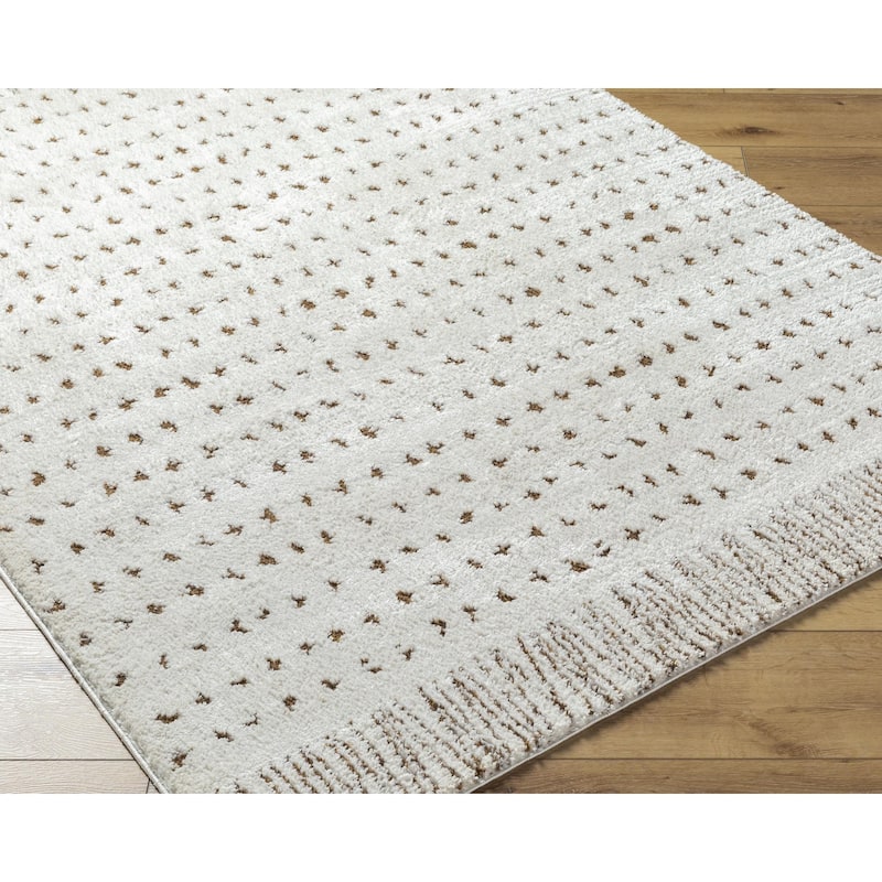 Livabliss Freud Morroccan Dots Area Rug