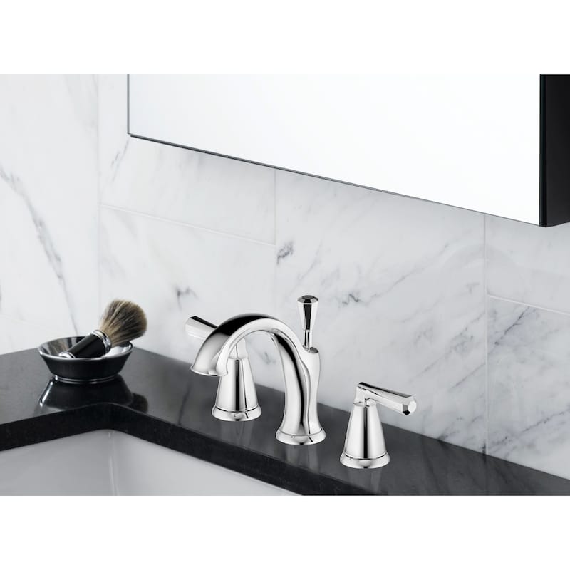 Ultra Faucets Z Collection Two-Handle Widespread Lavatory Faucet