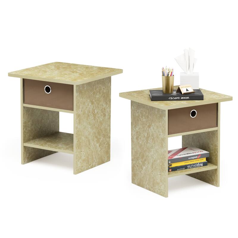 Porch & Den Cooper Square End Table/ Nightstand with Bin Drawer