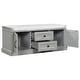 preview thumbnail 23 of 48, Storage Bench with 2 Drawers and 2 Cabinets, Shoe Bench with Removable Cushion for Living Room