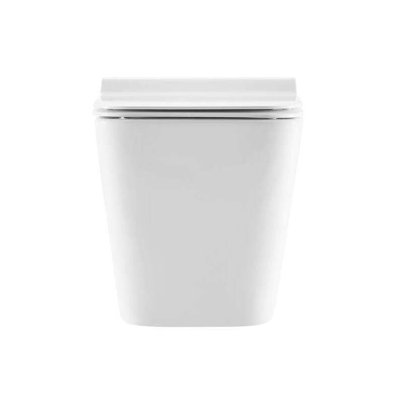 Swiss Madison Bastille Wall-Hung Toilet Bowl Only in Matte Black - 22.5" x 14.0" x 14.0"