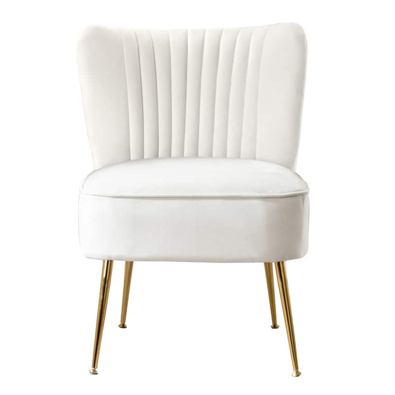 Haven Contemporary Velvet Upholstered Accent Chair