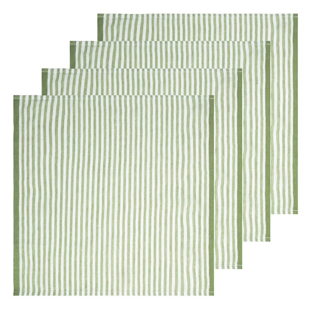 Caravan Ticking Stripe Napkins - Set of 4