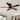 Modern Black Low Profile Small Caged Ceiling Fan with Light and Remote