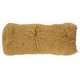 preview thumbnail 17 of 35, Poly-filled Mongolian Lamb Throw Pillow 14"x36" - Gold
