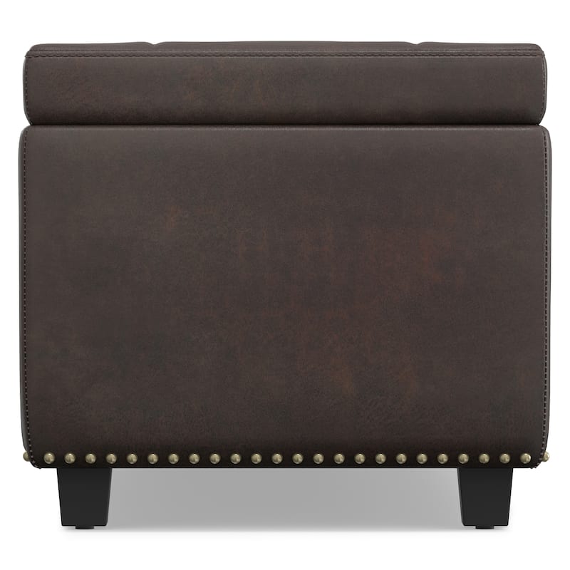 WYNDENHALL Springfield 48 inch Wide Rectangle Storage Ottoman