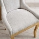 preview thumbnail 50 of 75, GDFStudio - Modern Dining Chair Set with Curved Gold-Plated Legs & Rivet Trim (Set of 2)