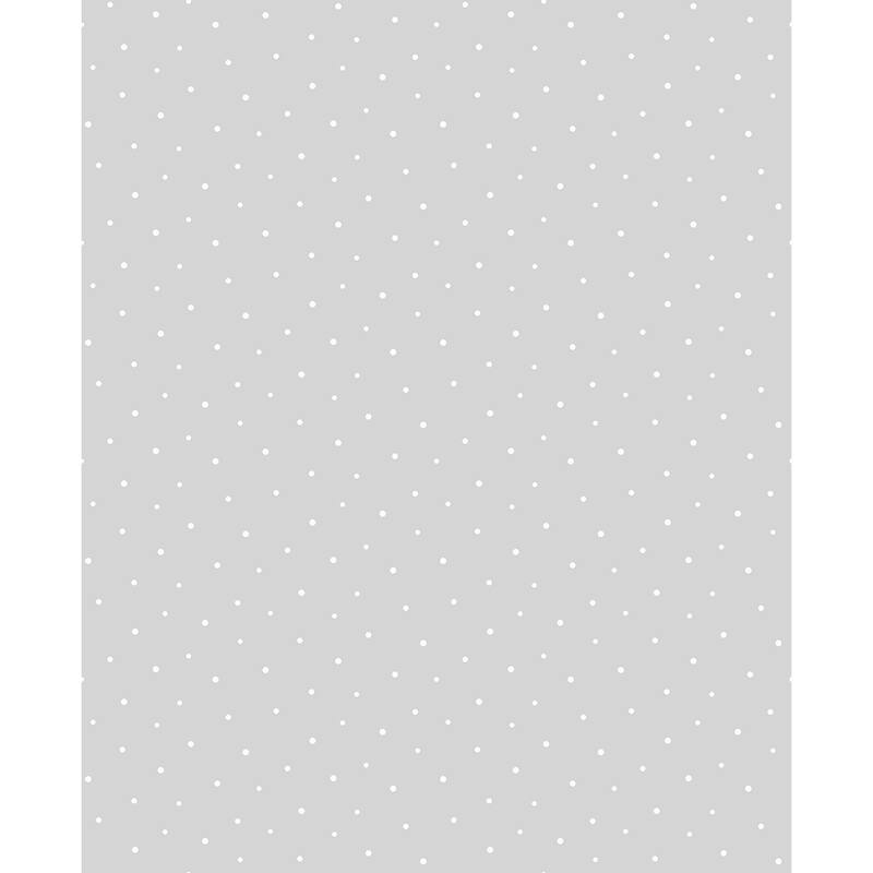 NextWall Polka Dots Peel and Stick Wallpaper - 20.5 in. W x 18 ft. L - Daydream Grey