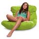 Bean Bag Chair for Kids, Teens and Adults, Comfy Chairs for your Room - Laguna Lounger - Lime Green
