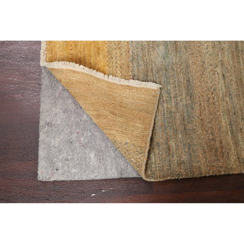 Modern Oriental Gabbeh Kashkoli Runner Rug Hand-knotted Wool Carpet - 2'7" x 7'11"