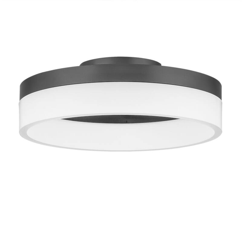 James Allan Hansford Single Light 12" Wide Integrated LED Semi-Flush
