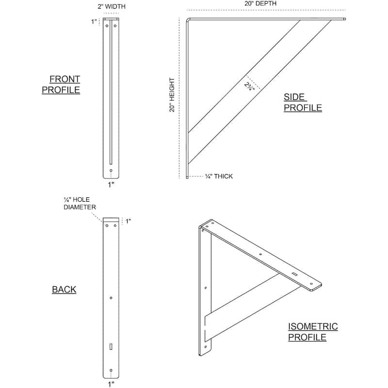 Traditional Steel Bracket