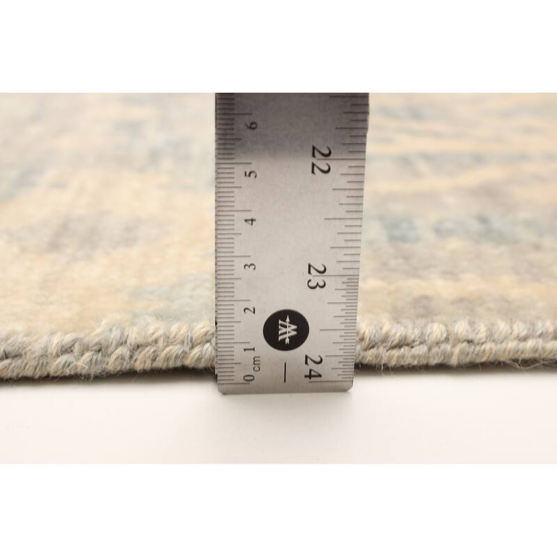 ECARPETGALLERY Hand-knotted Mystique Grey Wool Rug - 3'0 x 5'0