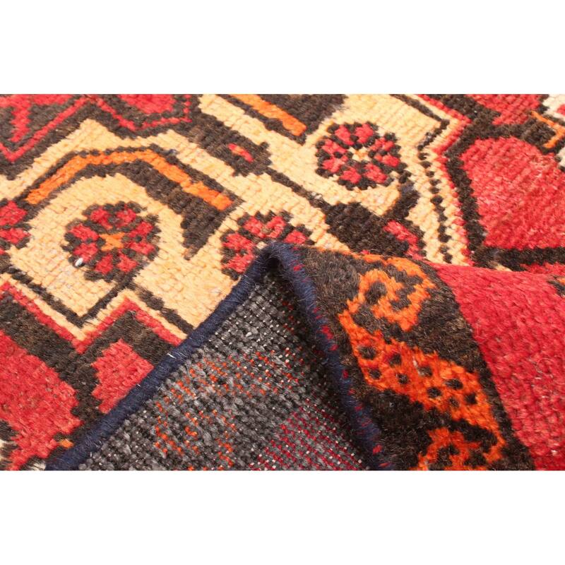 ECARPETGALLERY Hand-knotted Andelz Red Wool Rug - 2'11 x 5'7