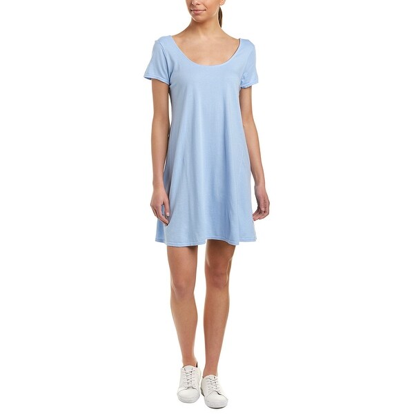 scoop neck shift dress