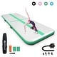 preview thumbnail 5 of 27, Goplus 16.4FT Air Track Inflatable Gymnastics Tumbling Mat w/ Pump White/Green