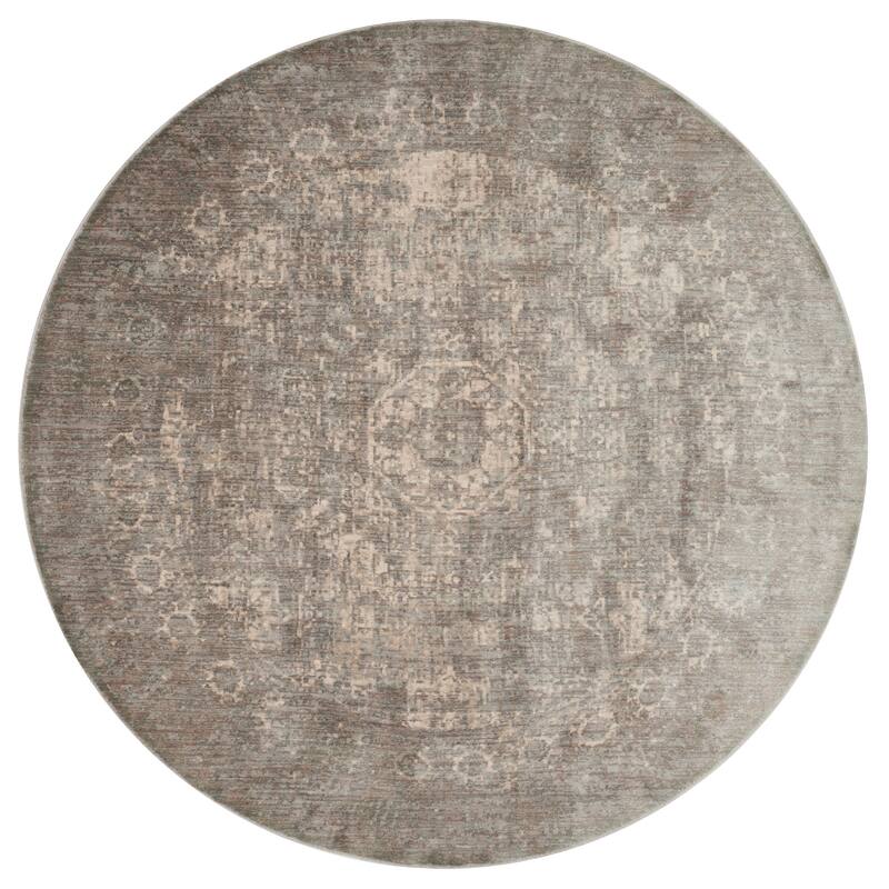 Alexander Home Contessa Traditional Medallion Distressed Rug