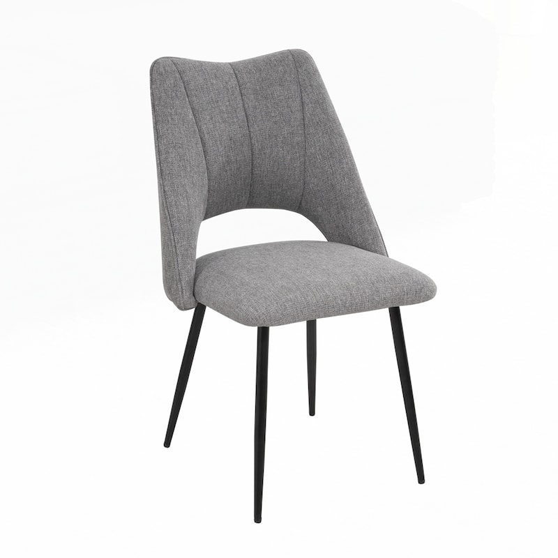 4-Chair With High Resilience Filling and Metal Legs