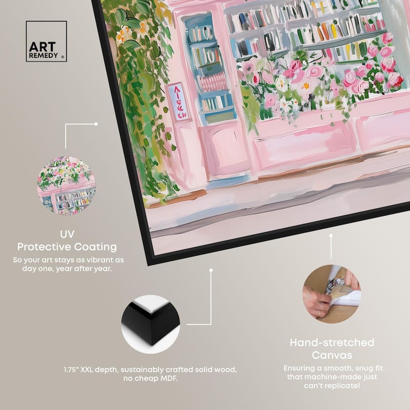 Little Magazine Store Canvas by Art Remedy