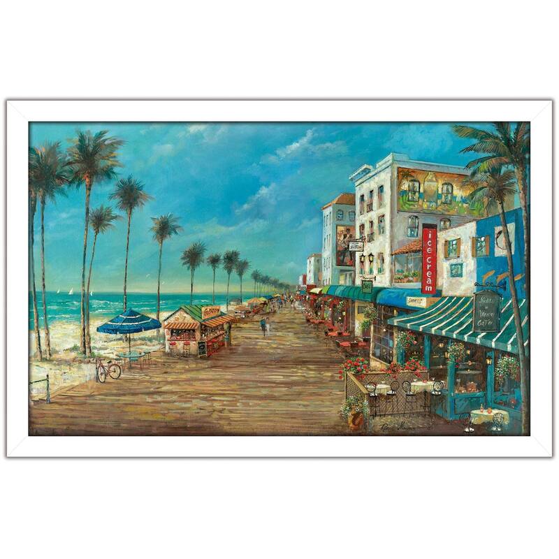 "A Day On The Boardwalk" by Ruane Manning Print on Acrylic