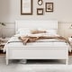 preview thumbnail 9 of 21, Rustic Wood Platform Bed with Headboard Footboard and Support Slats White - Full