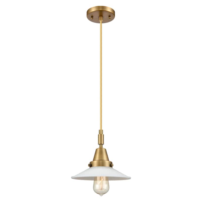 Innovations Lighting 447-1P-G1 Halophane 9" Wide Mini Pendant with