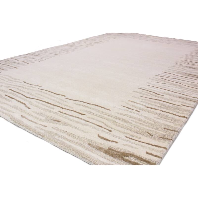 Bashian Macie Ivory Contemporary Area Rug