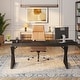 preview thumbnail 39 of 53, 70.8-Inch Executive Desk, Large Computer Office Desk Workstation