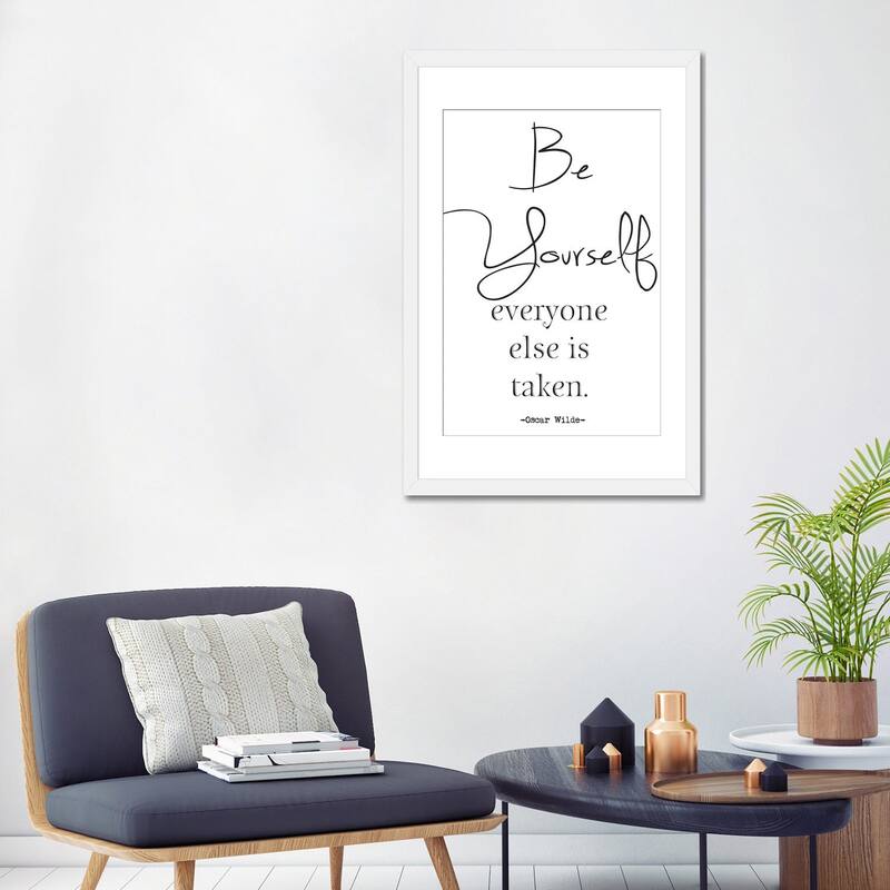 iCanvas "Be Yourself Inspirational" by Nordic Print Studio
