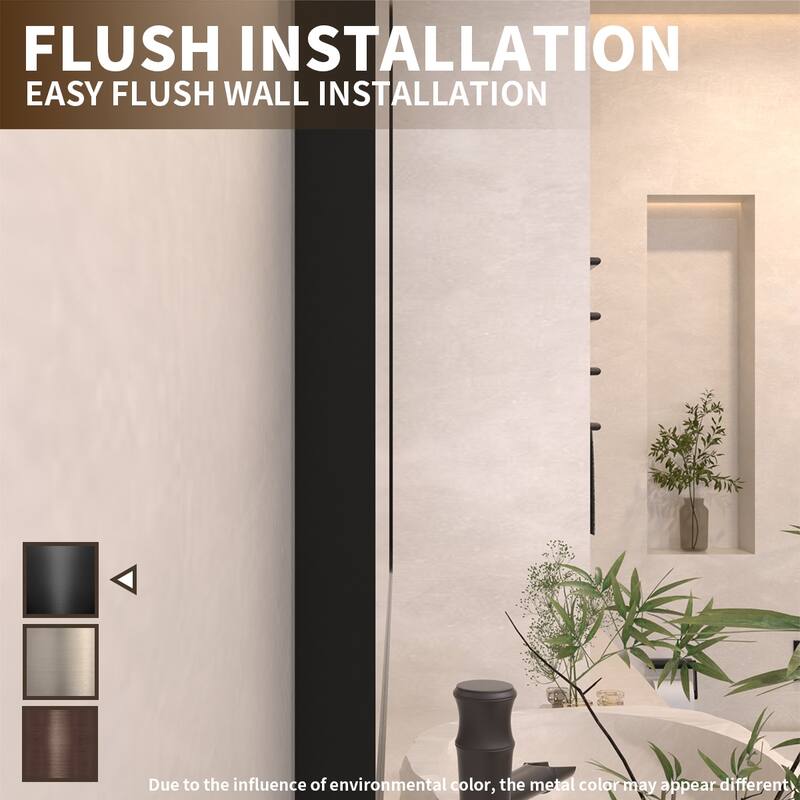 24/30/42/48/60 inch Rectangle Frameless Wall Mounted Bathroom Vanity Mirror