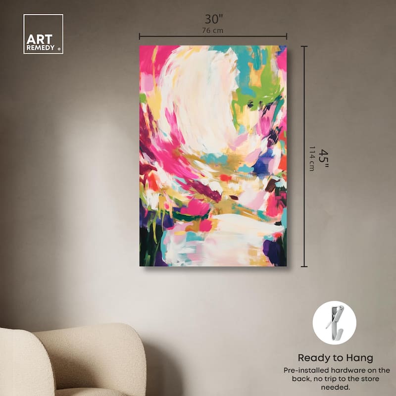 Deep Bloom II Canvas by Art Remedy, Gallery Wrapped