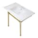 Option White / Brushed Brass