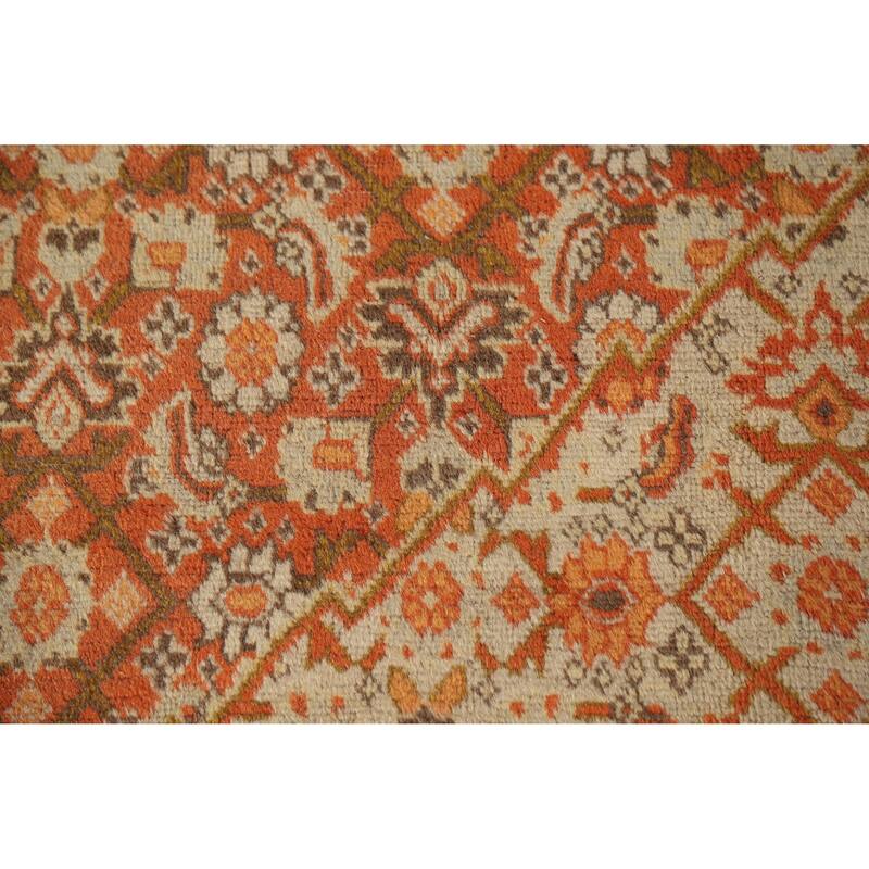 Vegetable Dye Tabriz Persian Area Rug Handmade Oriental Wool Carpet - 9'8"x 13'0"