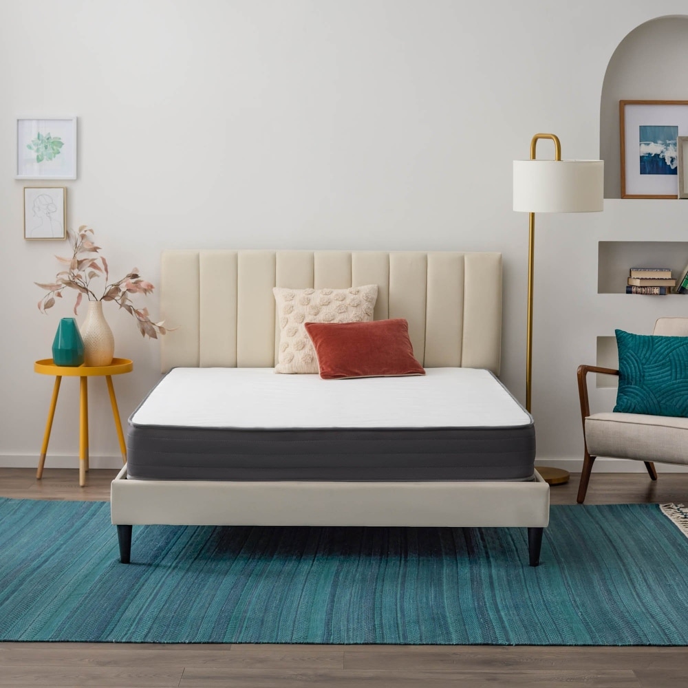White Short Queen Gel Foam Mattresses Bed Bath Beyond