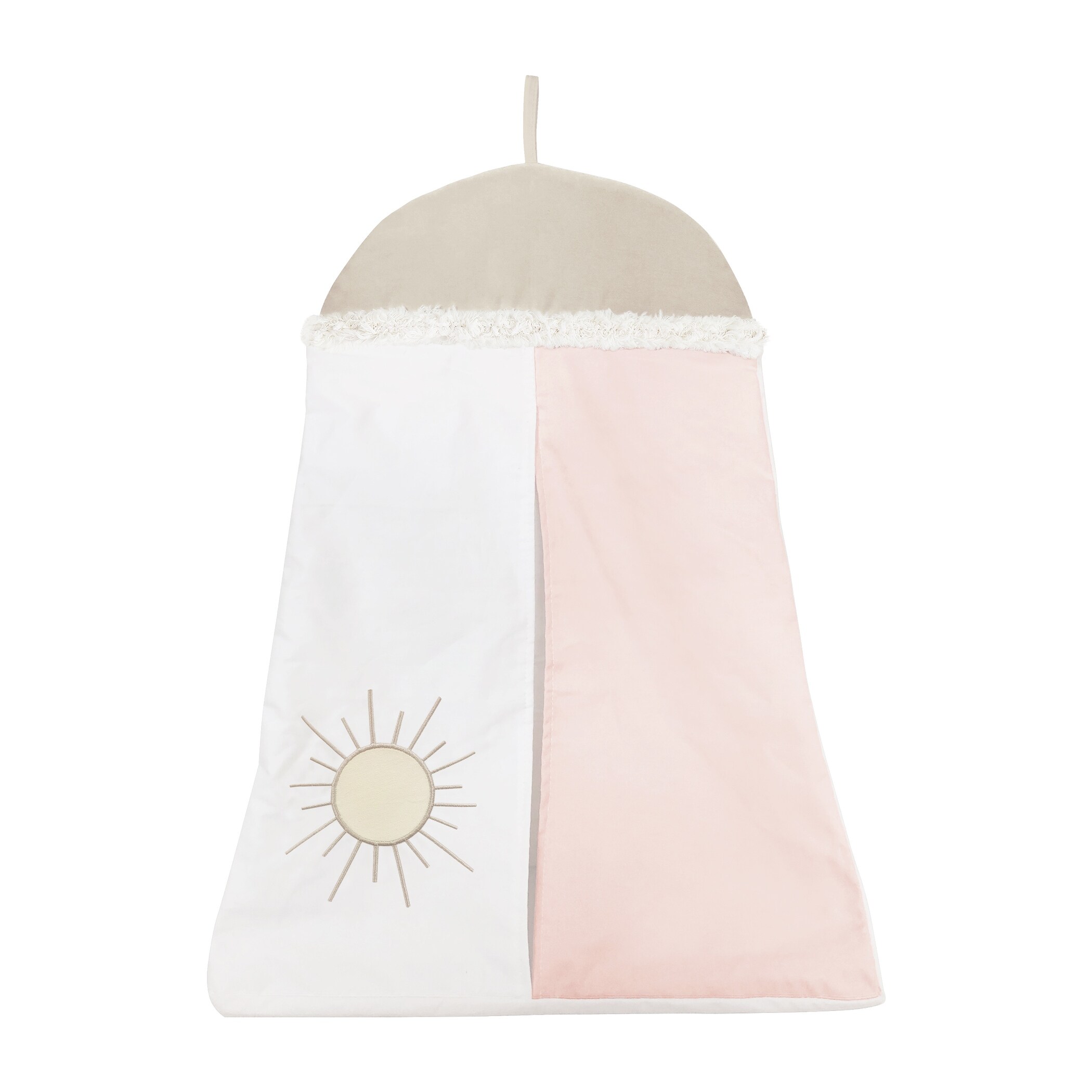 Sweet Jojo Designs Boho Desert Sun Baby Girl Nursery Crib Bedding Set 4 Pieces Blush Pink Mauve Gold Ivory Taupe Bohemian Mountains Southwest