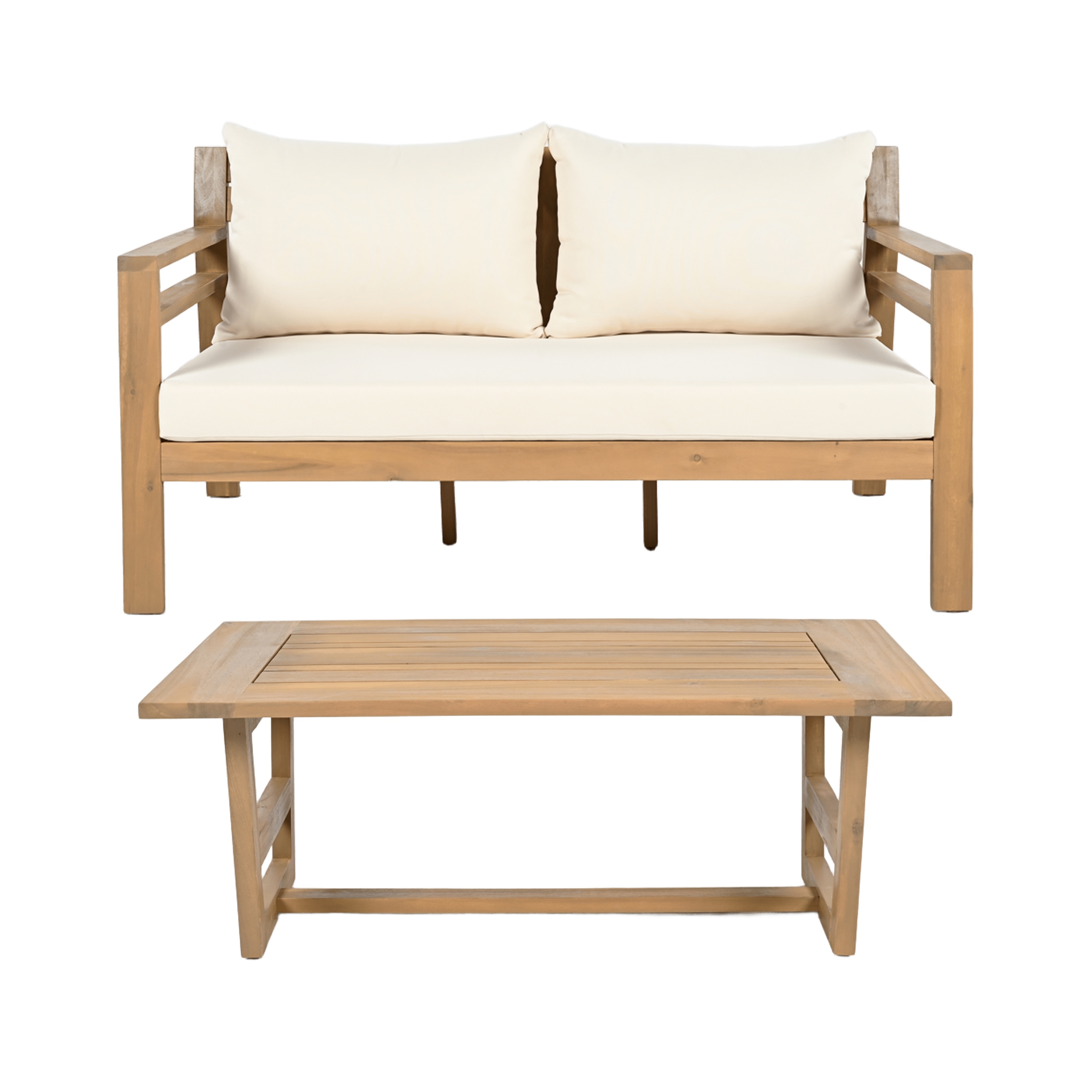 Christopher Knight Home Mason 2-Piece Outdoor Sofa Set