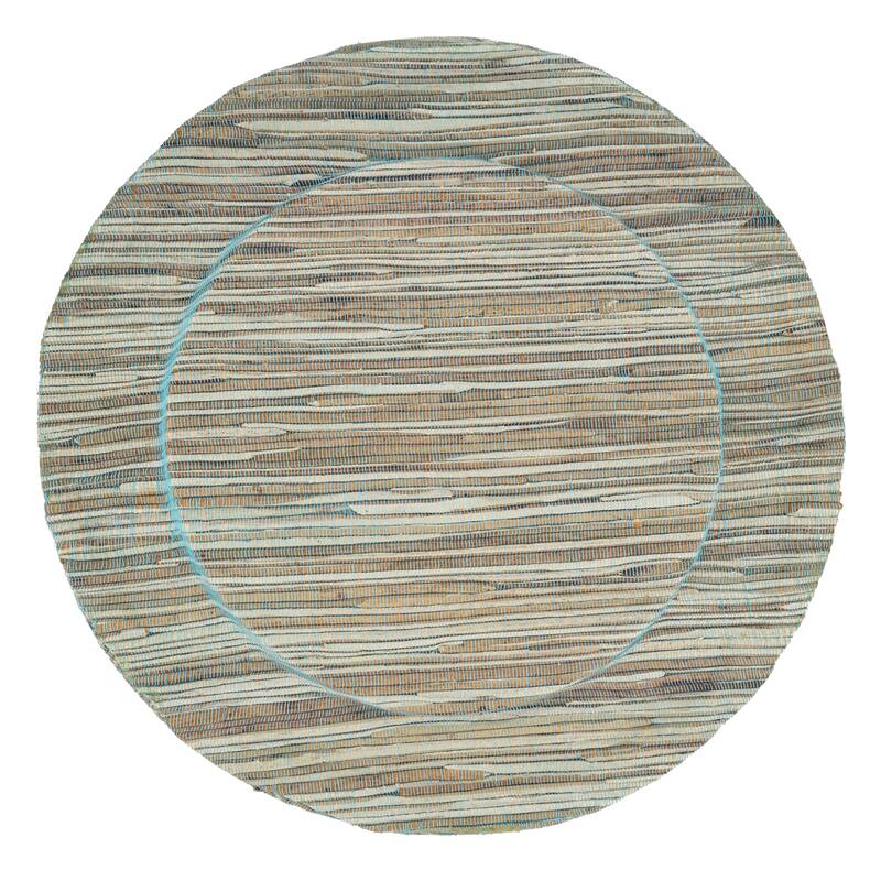 Charger Plates With Water Hyacinth Design (Set of 4) - 13"x13"