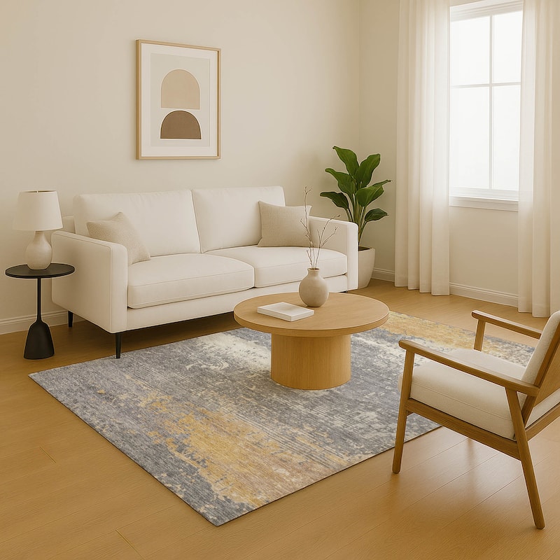 Premium Washable Super Soft Abstract Modern Mayfield Rug