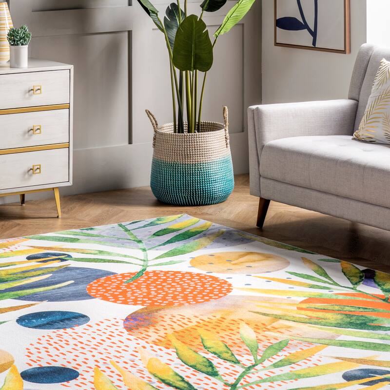 Nuloom SplashGuard Machine Washable Area Rug