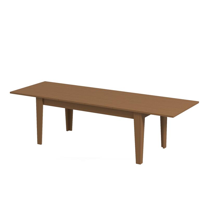 Dining Table, 106.3" Large Extendable Kitchen Table