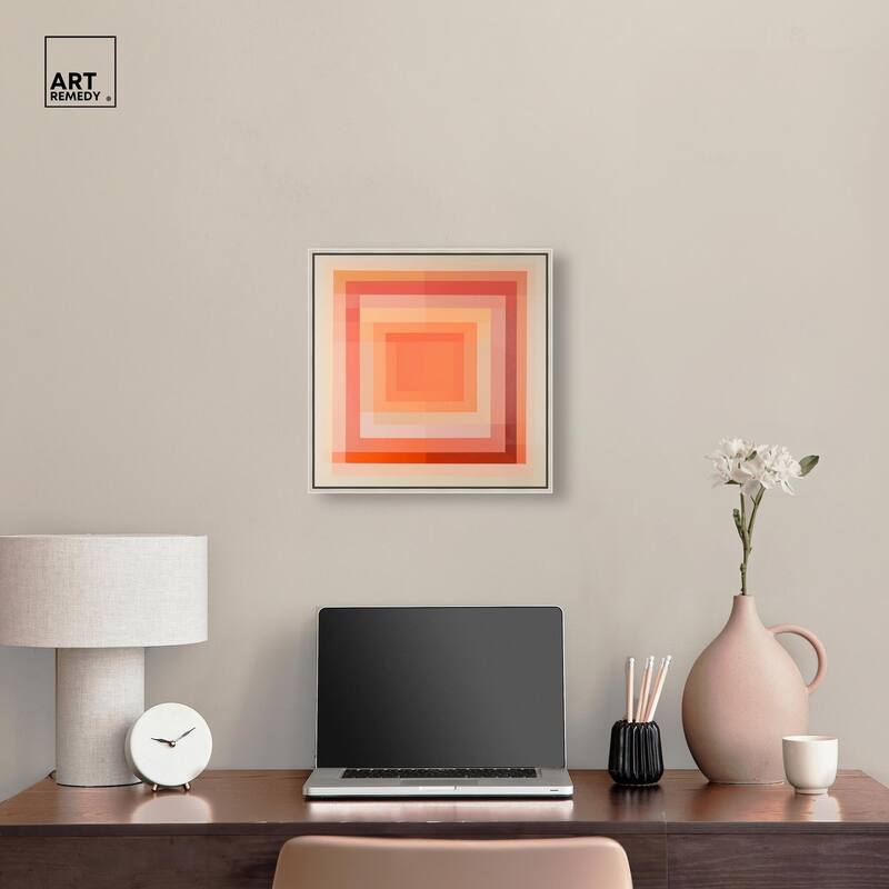 Minimal Color Blocks III Canvas by Art Remedy