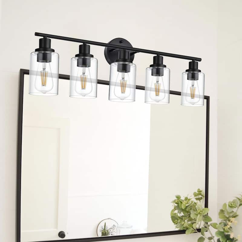 5-Light Bathroom Light Fixtures