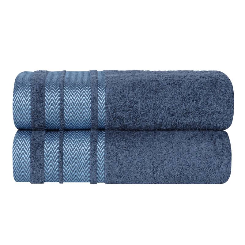 Superior Hays Cotton Absorbent Medium Weight Bath Towels, Set of 2