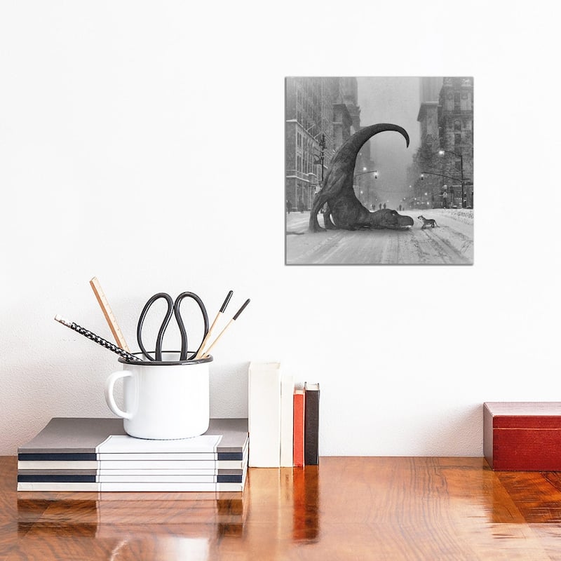 iCanvas "Wanna Play" by Kathrin Federer Canvas Print - 12x12x1.5