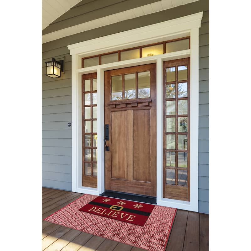 DII Christmas Holiday Doormat